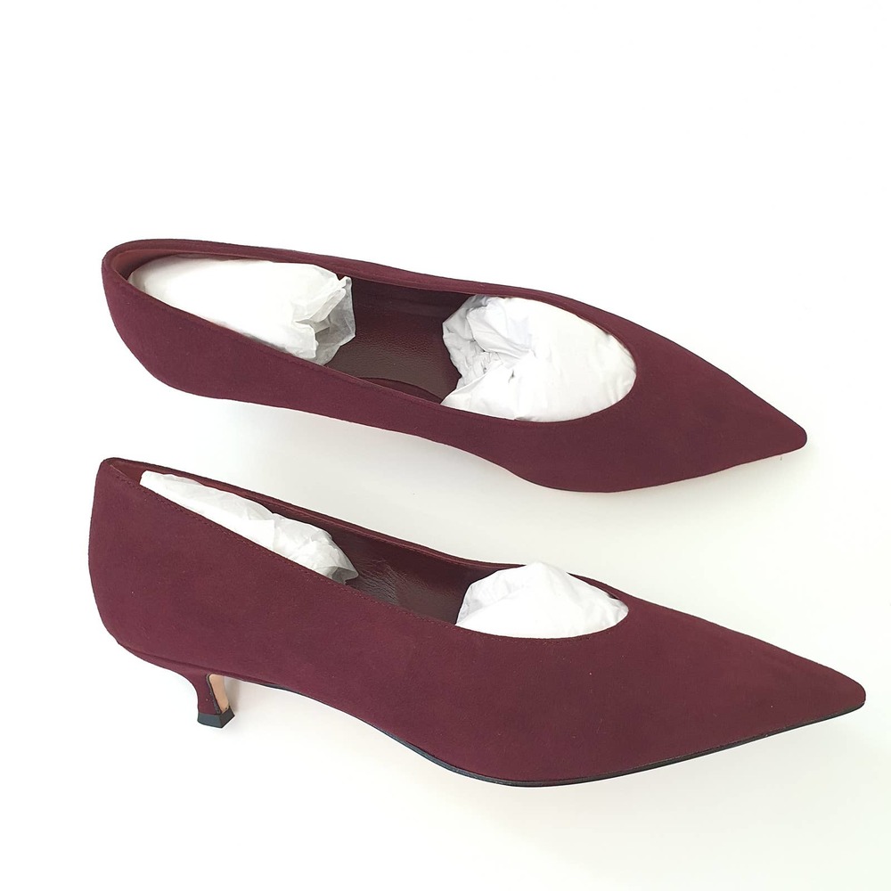 Kate Spade New York Deep Russet Dale Pump with Kitten Heel Size 8.5